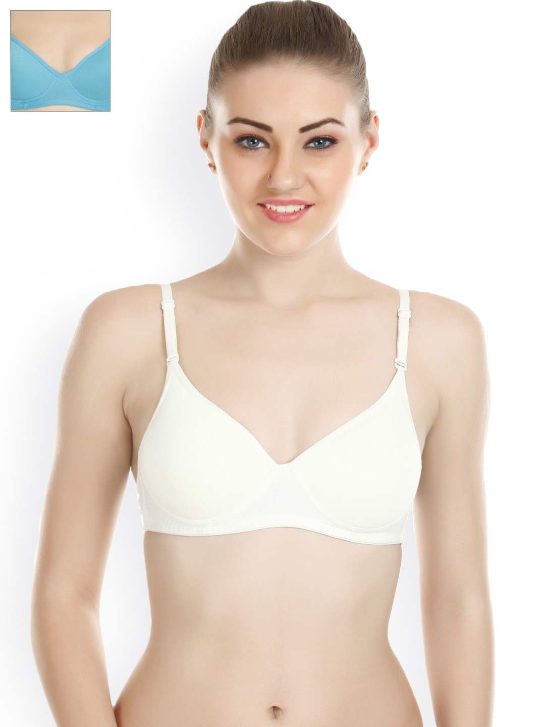 

Tweens Pack of 2 T-shirt Bras TW-1301, Off white