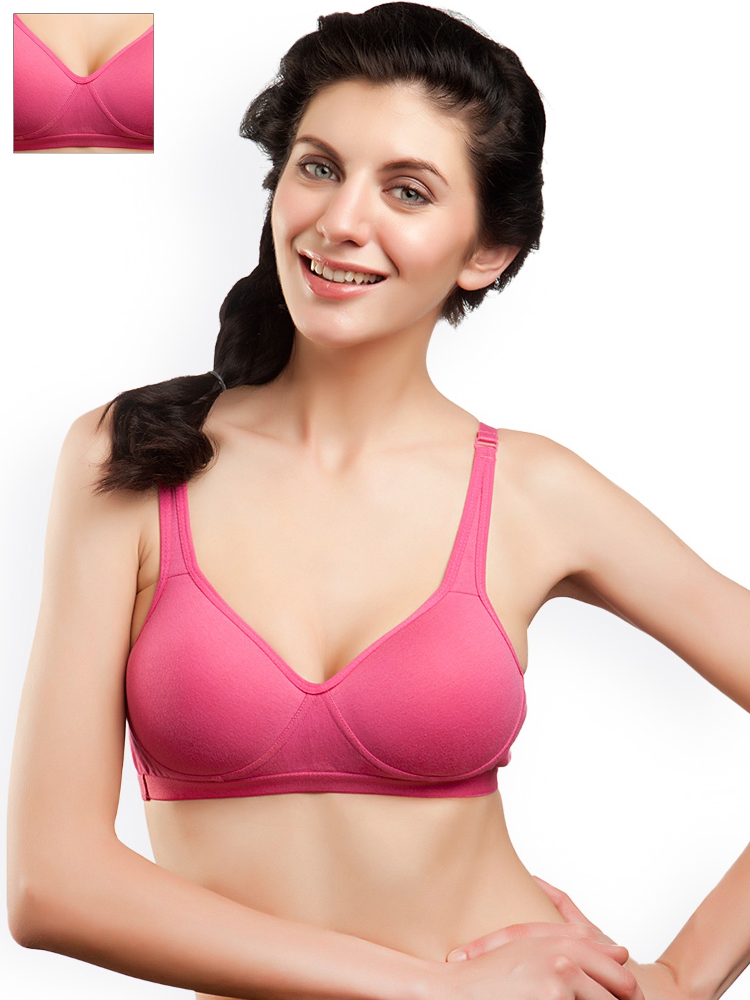 

Tweens Pack of 2 Pink Sports Bras TW-1310