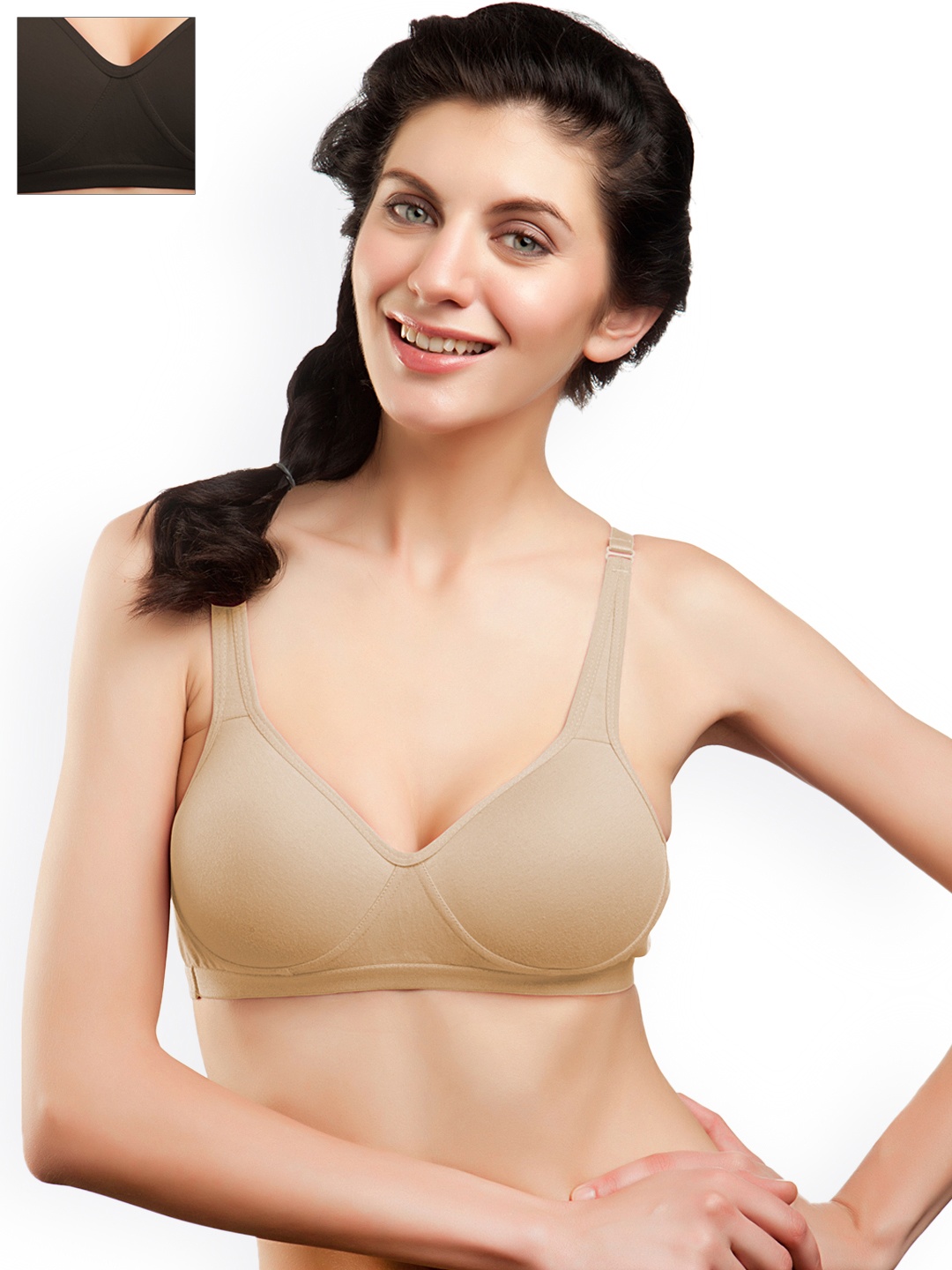 

Tweens Pack of 2 Sports Bras TW-1310, Beige