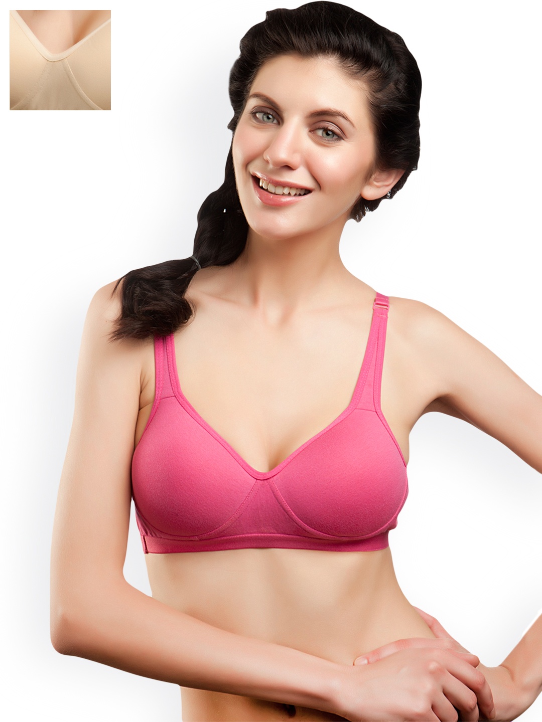 

Tweens Pack of 2 Sports Bras TW-1311, Beige