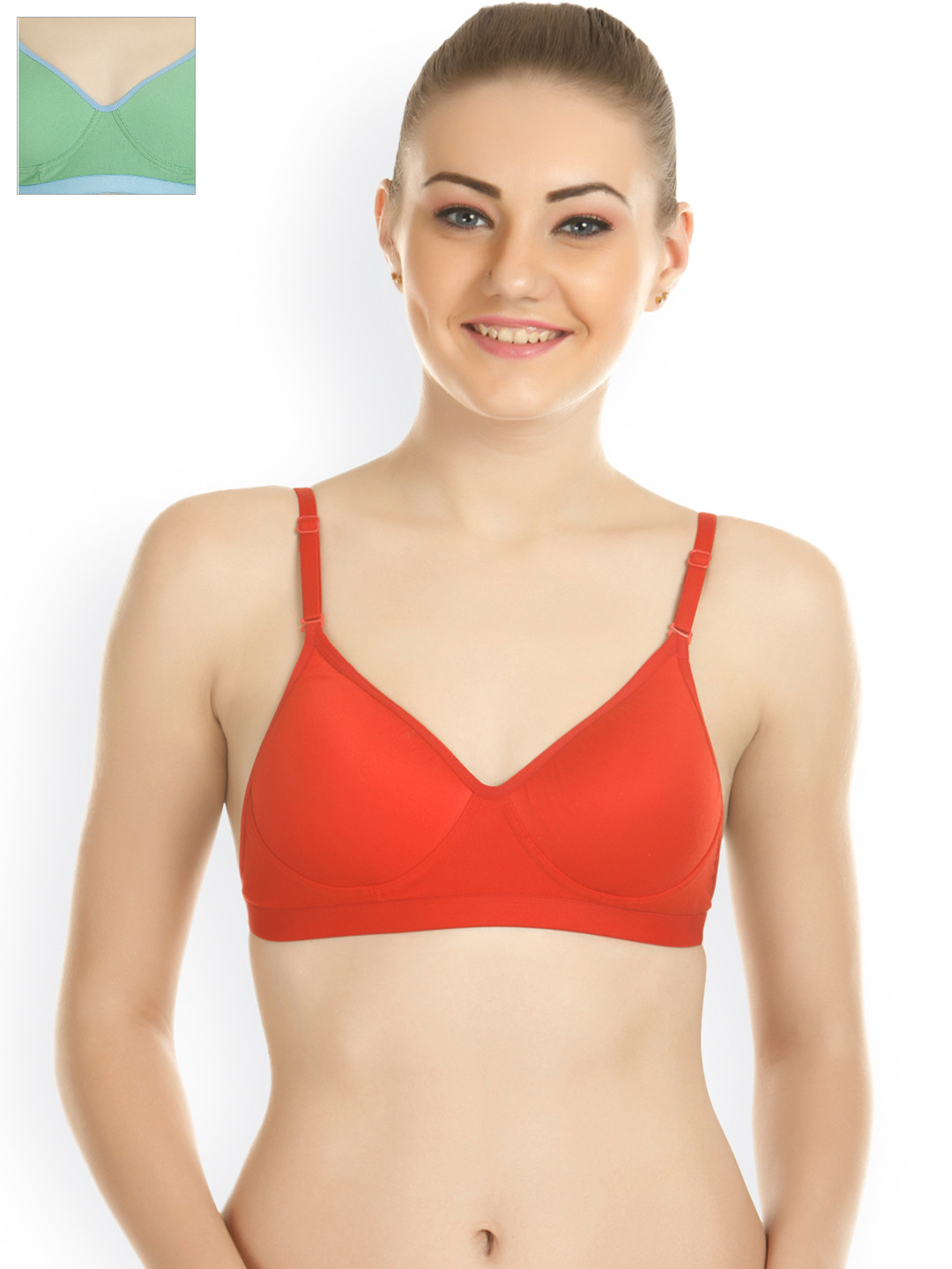 

Tweens Pack of 2 T-shirt Bras TW-1313, Red