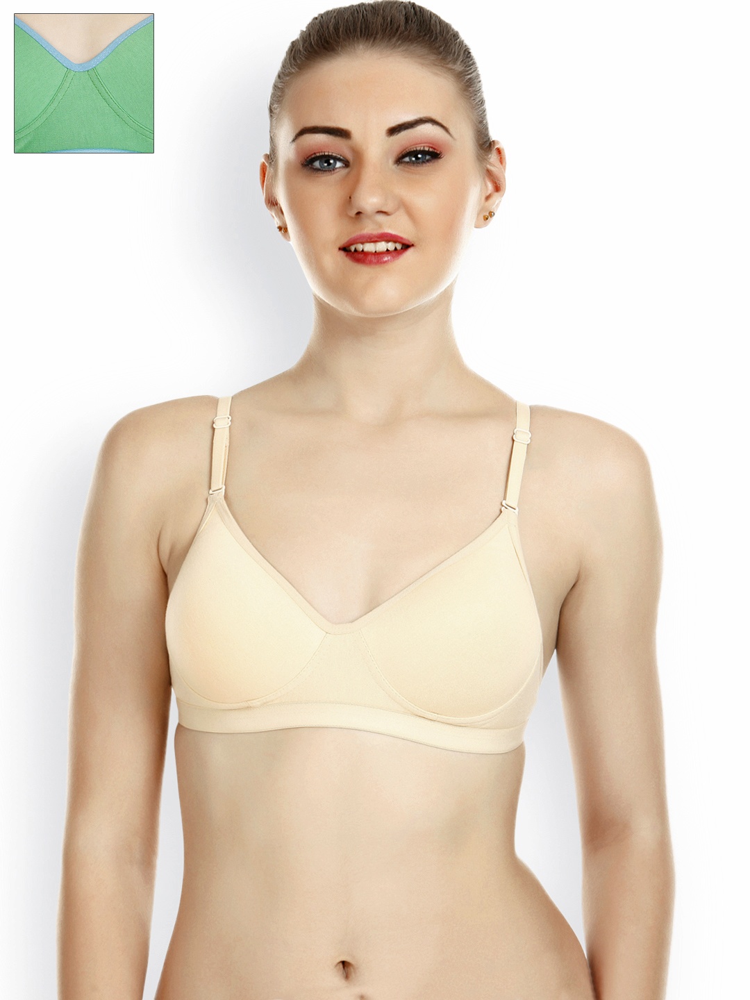 

Tweens Pack of 2 T-shirt Bras TW-1313, Beige