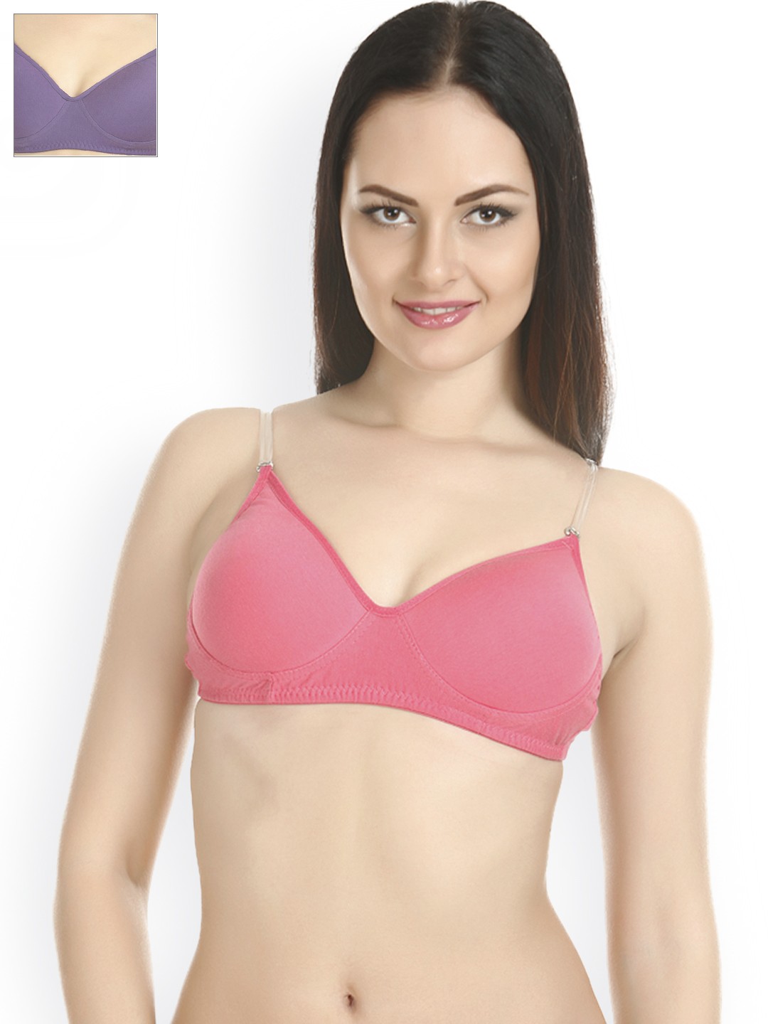 

Tweens Pack of 2 T-shirt Bras TW-1315, Pink