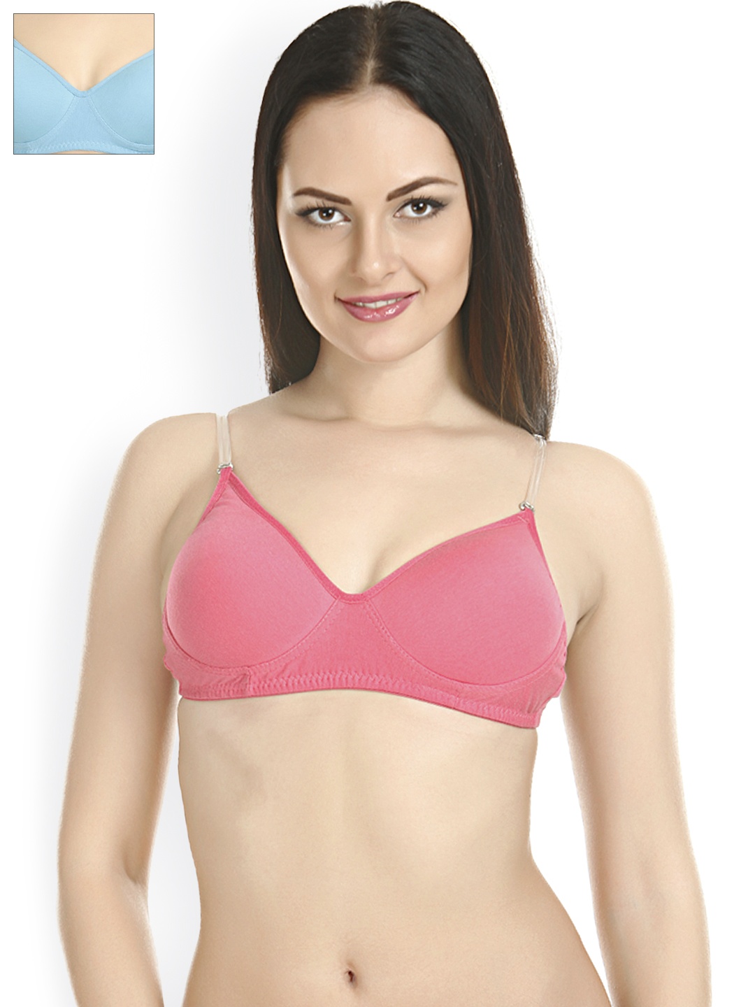 

Tweens Pack of 2 T-shirt Bras TW-1315, Pink