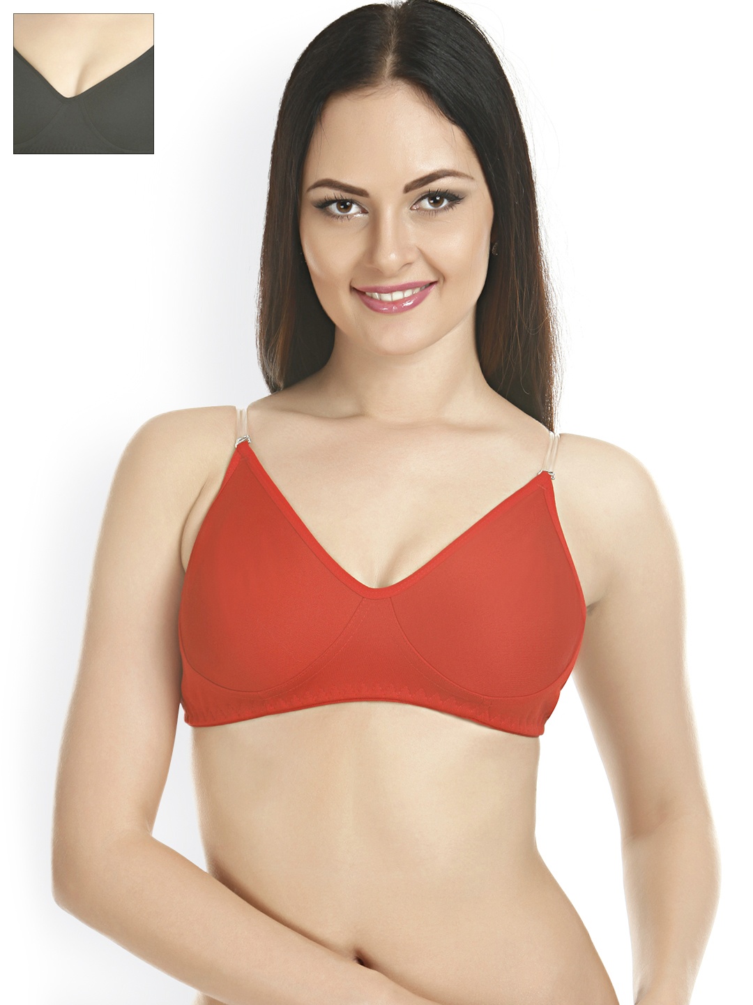 

Tweens Pack of 2 T-shirt Bras TW-1315, Red