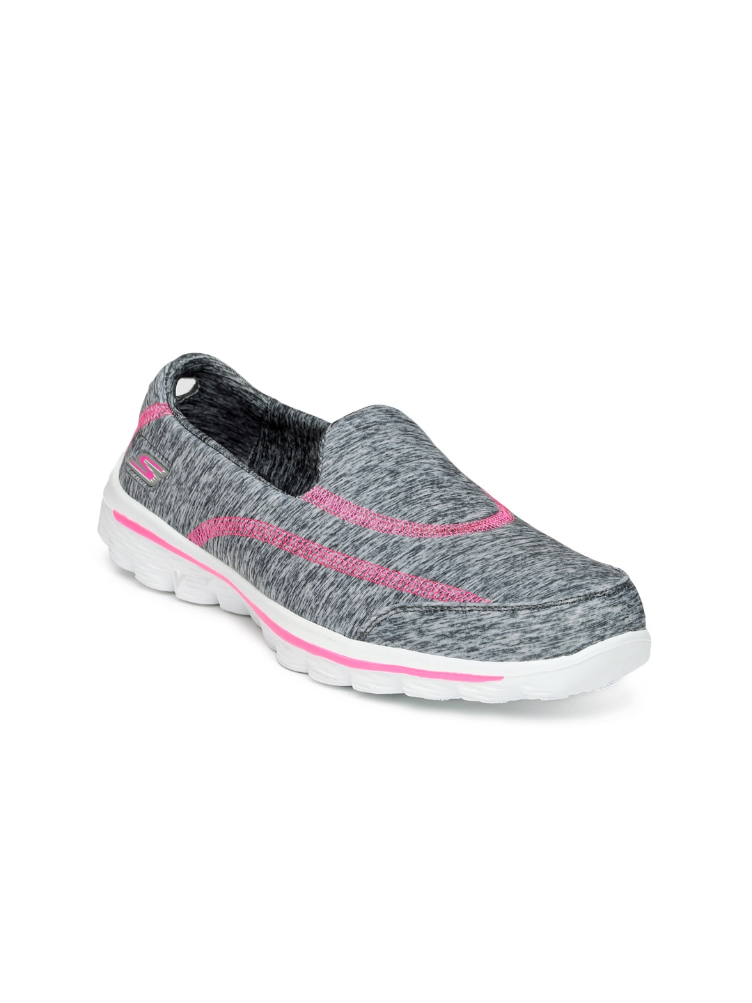 Myntra Skechers Women Grey Go Walk 2 Walking Shoes 851190 | Buy Myntra ...