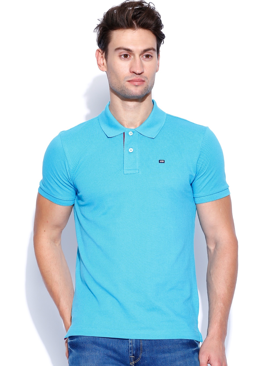 

Arrow Sport Blue Polo Pure Cotton T-shirt