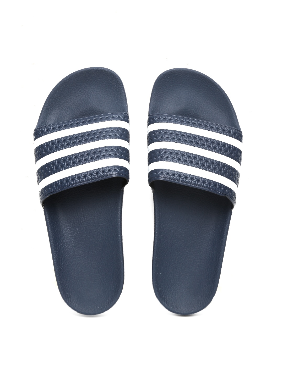 

ADIDAS Originals Men Navy Adilette Striped Flip-Flops, Navy blue