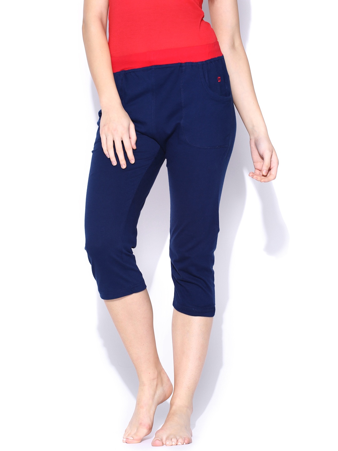 

SDL by Sweet Dreams Navy Lounge Capris, Navy blue