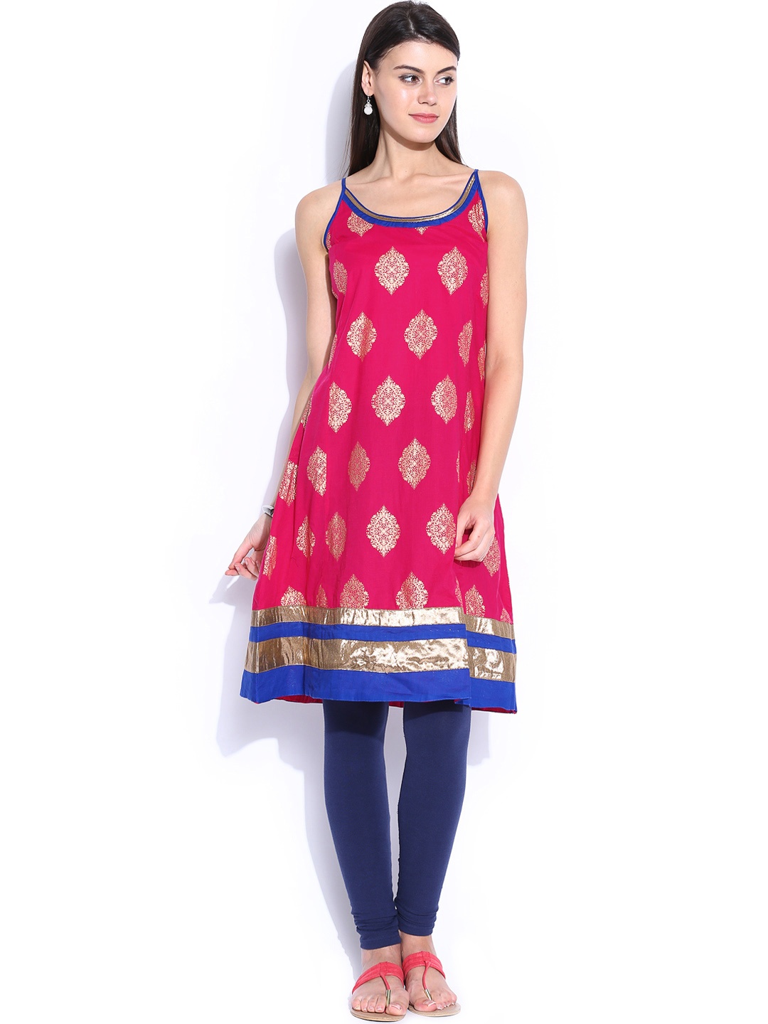 

Vishudh Pink Printed Kurta