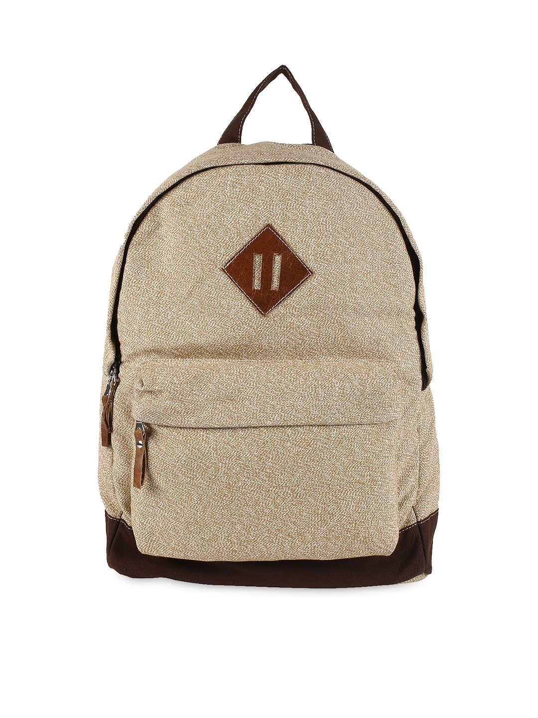

Anekaant Unisex Beige Basic Backpack
