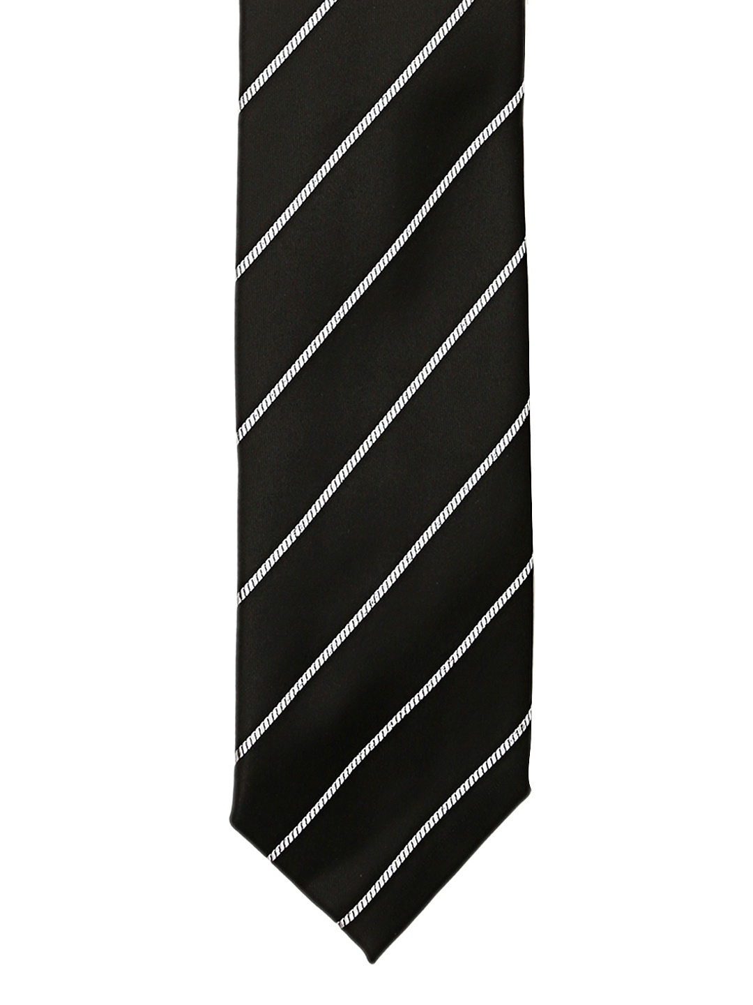 

Tossido Black Striped Tie