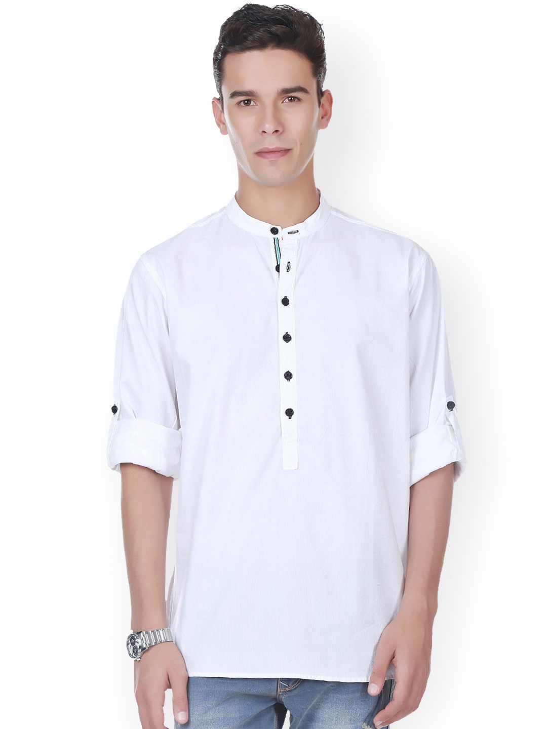 

even White Kurta