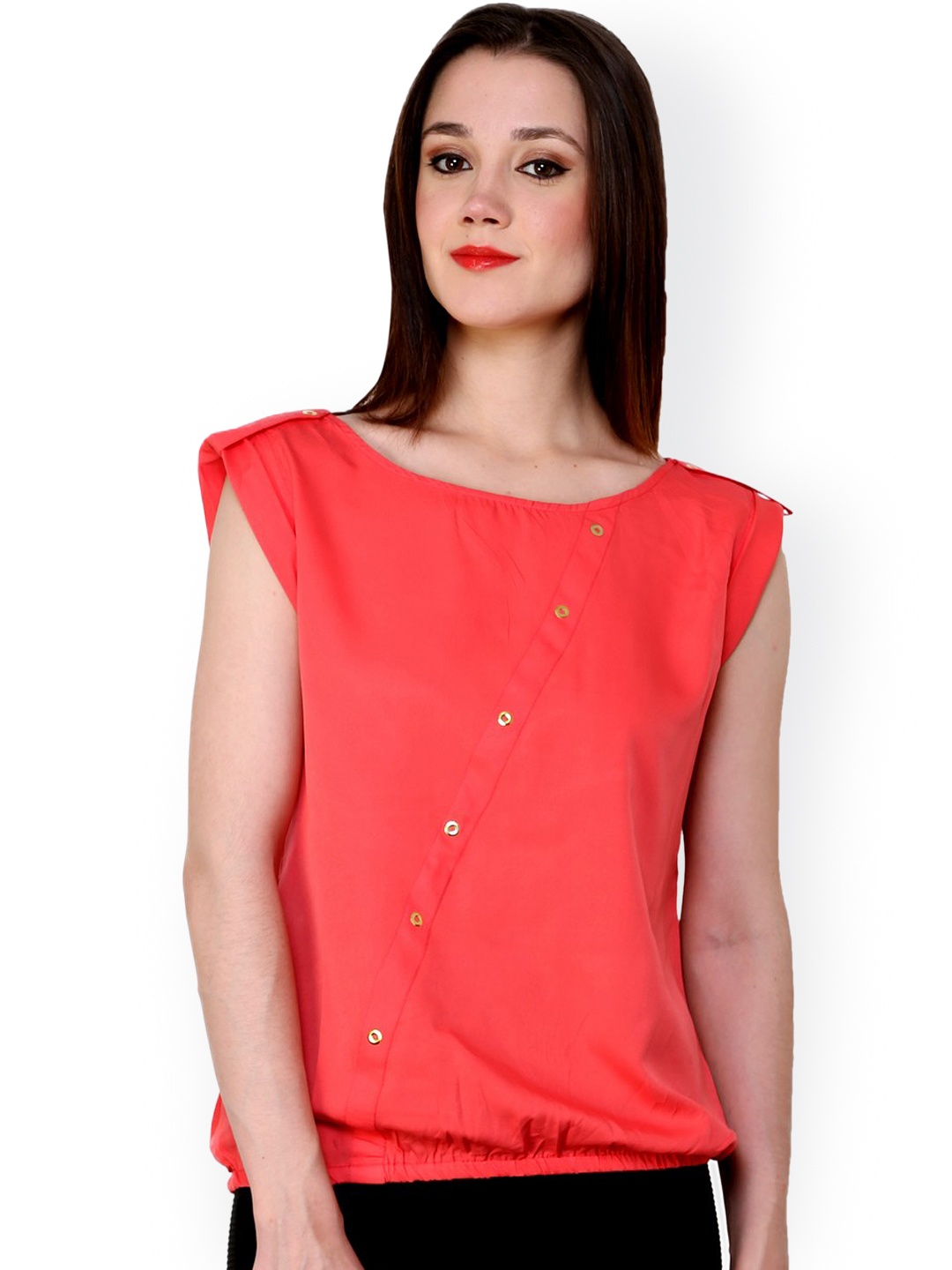 

Pannkh Coral Orange Top
