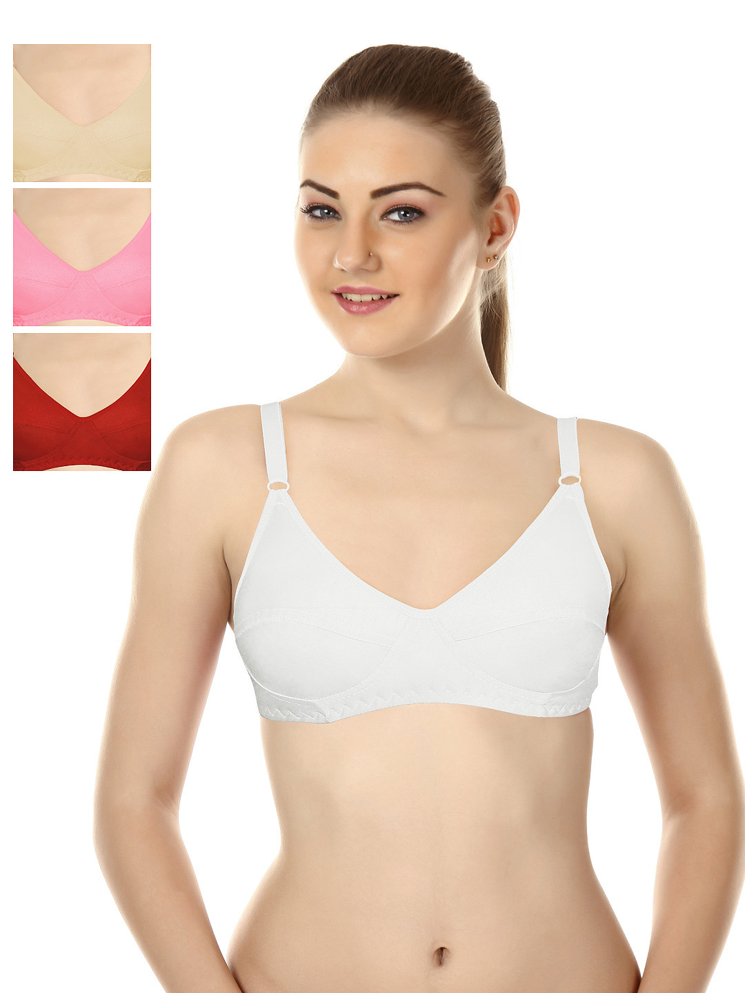 

Souminie Pack of 4 Full-Coverage Bras SLY-35, Multi