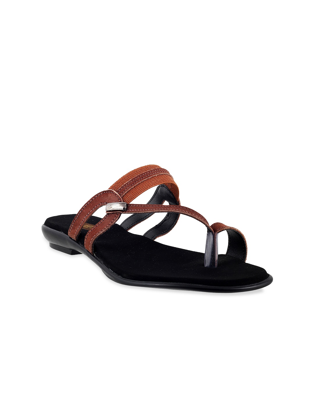 

Metro Women Brown One Toe Flats