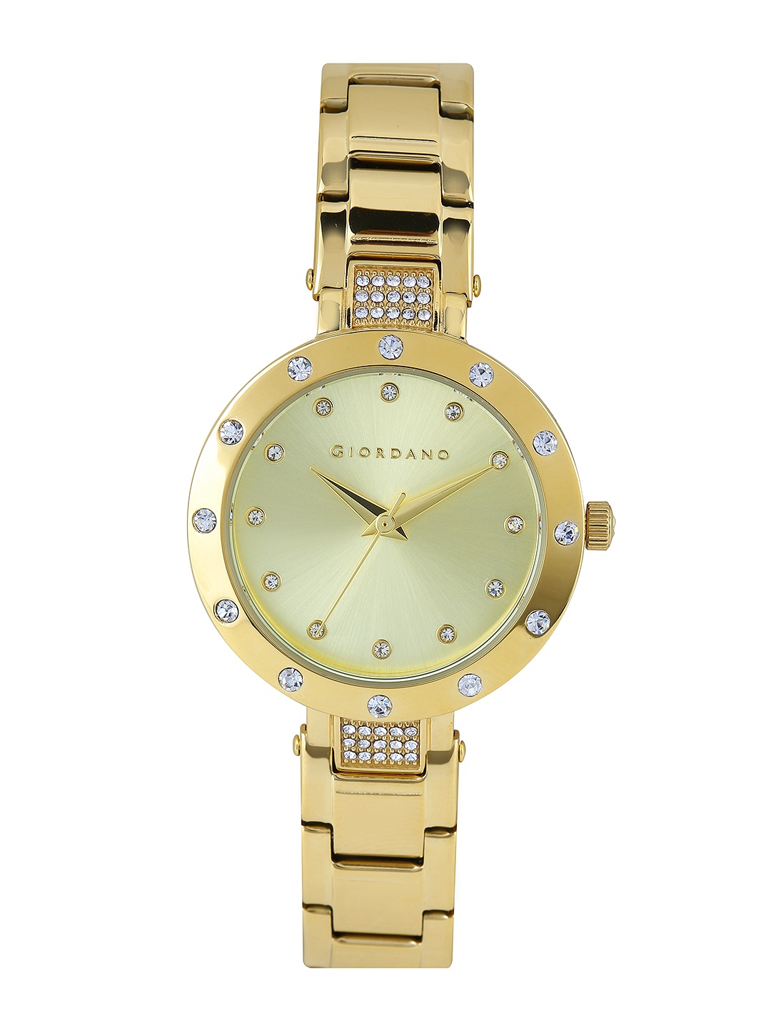 

GIORDANO Women Muted Gold-Toned Dial Watch 2727-22