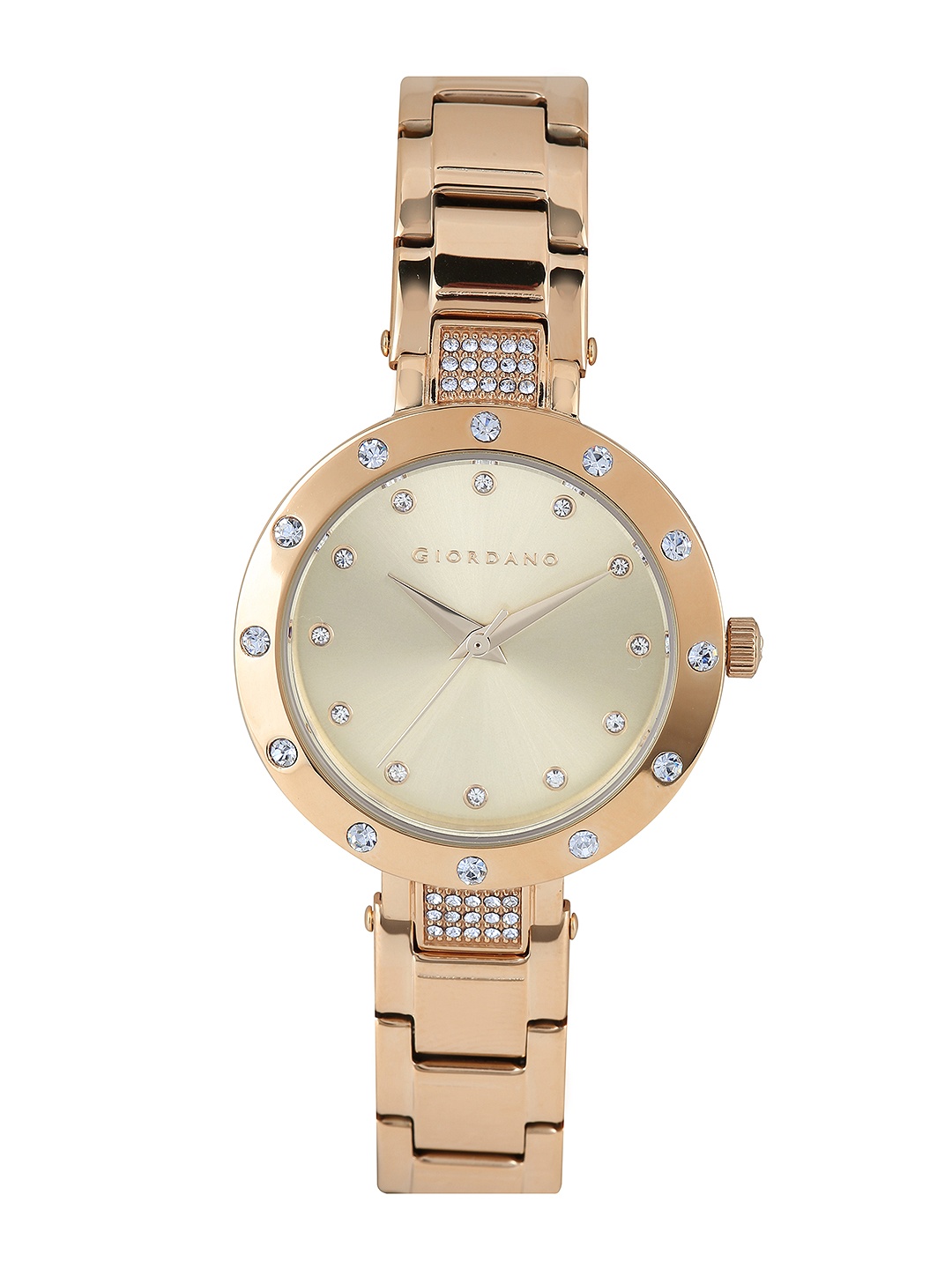 

GIORDANO Women Silver-Toned Dial Watch 2727-33
