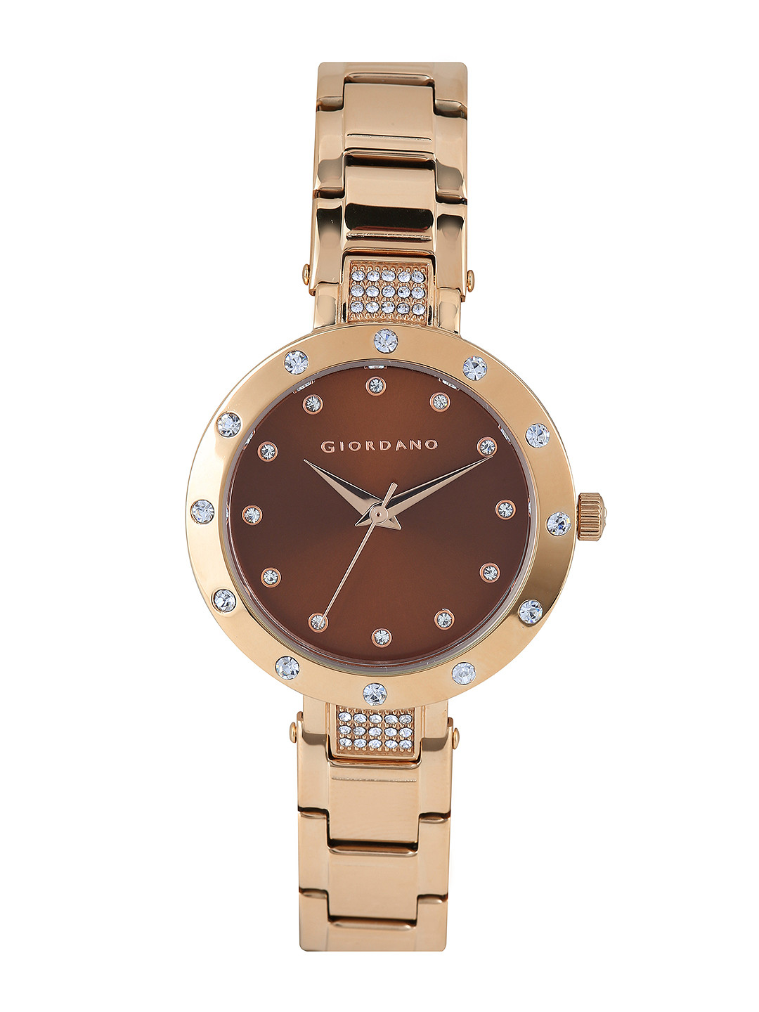 

GIORDANO Women Brown Dial Watch 2727-55, Bronze