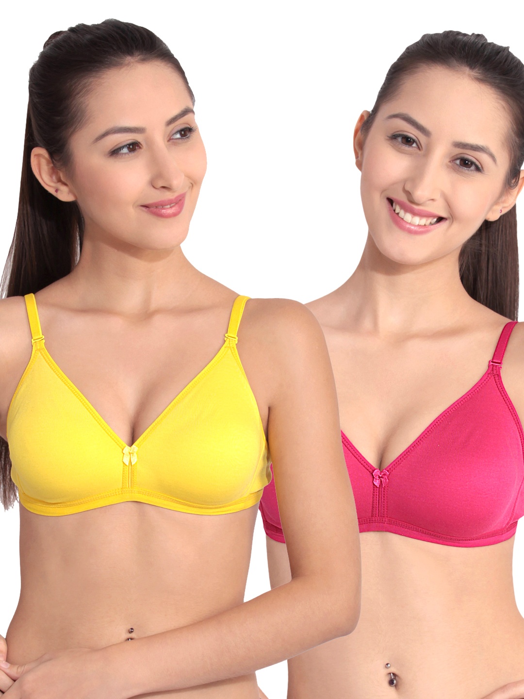 

Floret Pack of 2 T-shirt Bras T 3005, Pink