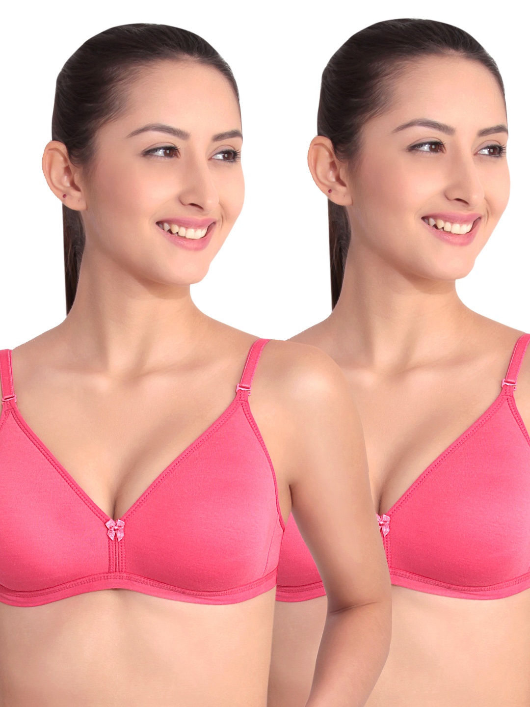

Floret Pack of 2 T-shirt Bras T 3005, Coral