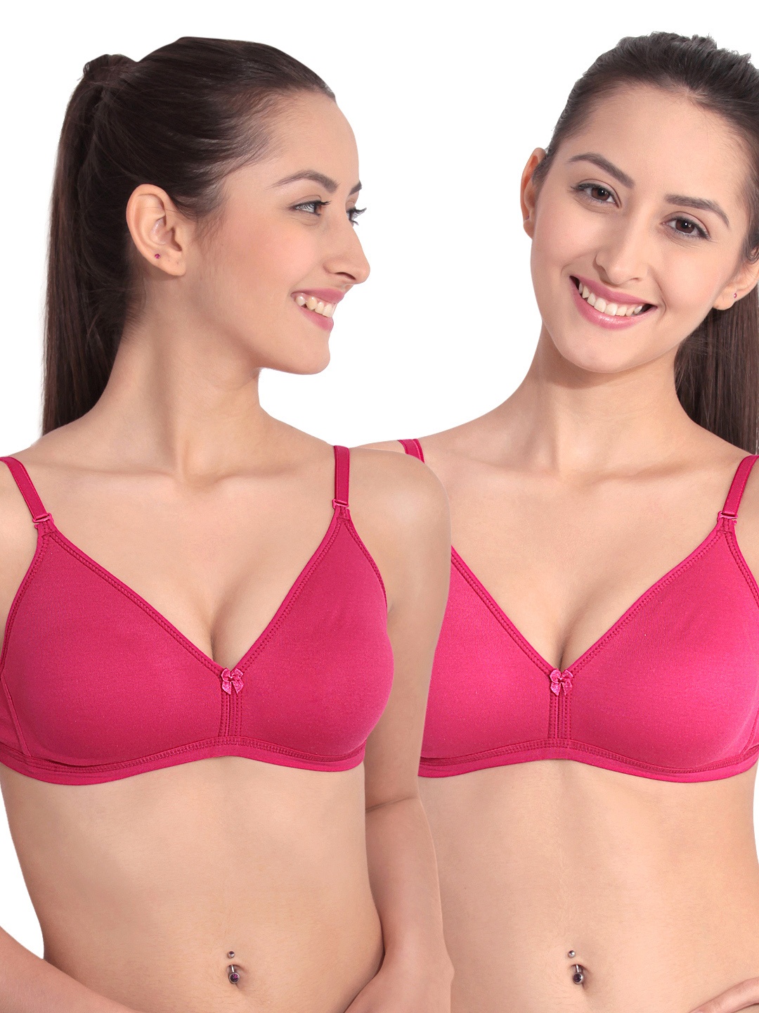 

Floret Pack of 2 T-shirt Bras T 3005, Pink