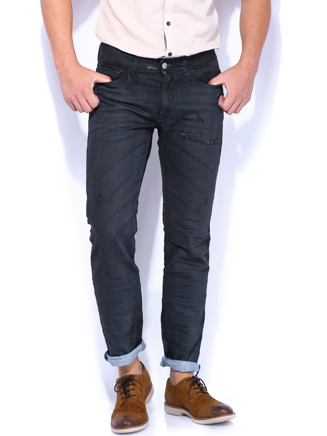 

Locomotive Black Straight Fit Jeans