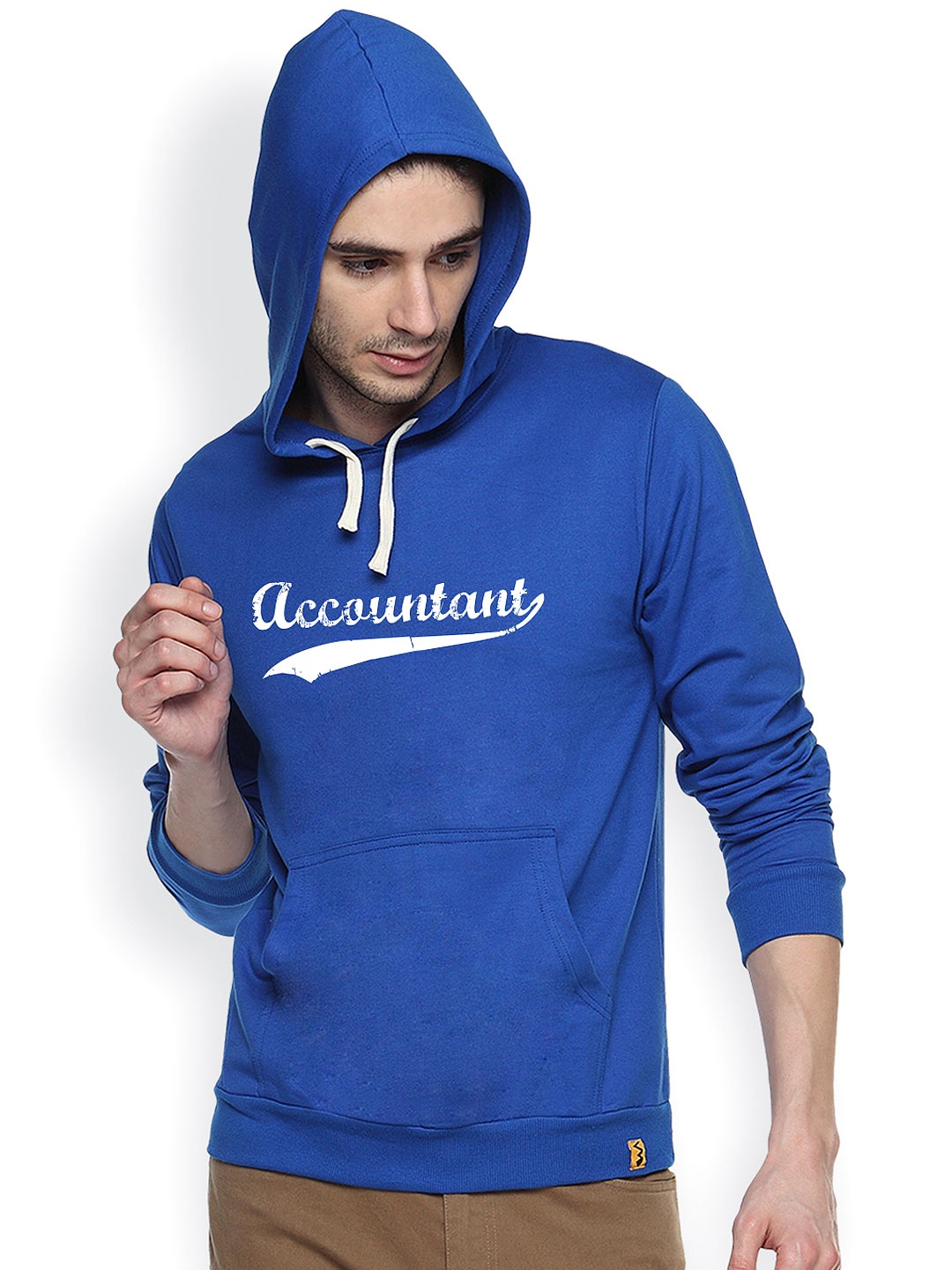 

Campus Sutra Blue Sweatshirt