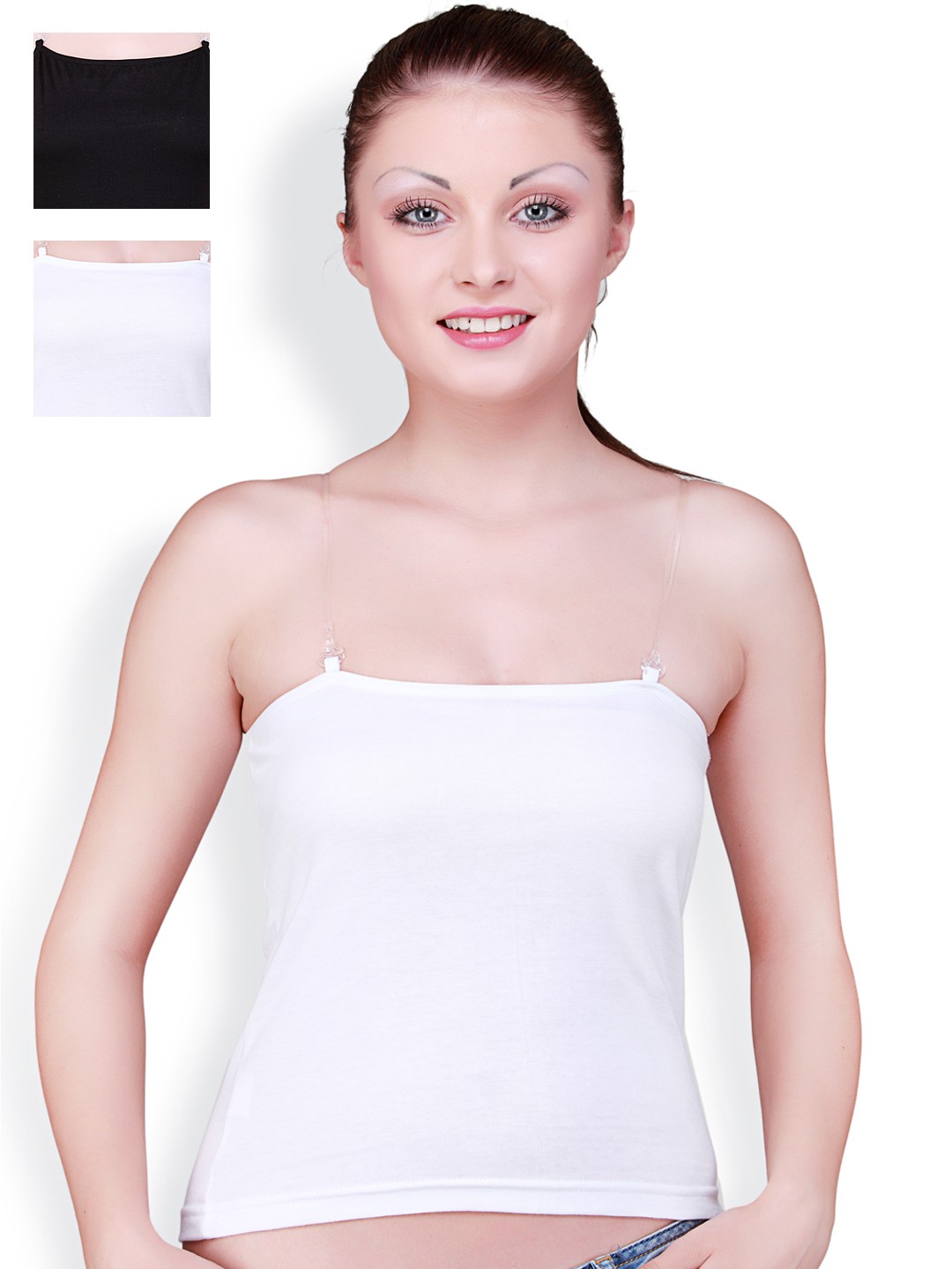 

Floret Pack of 3 Camisoles 2473, Black