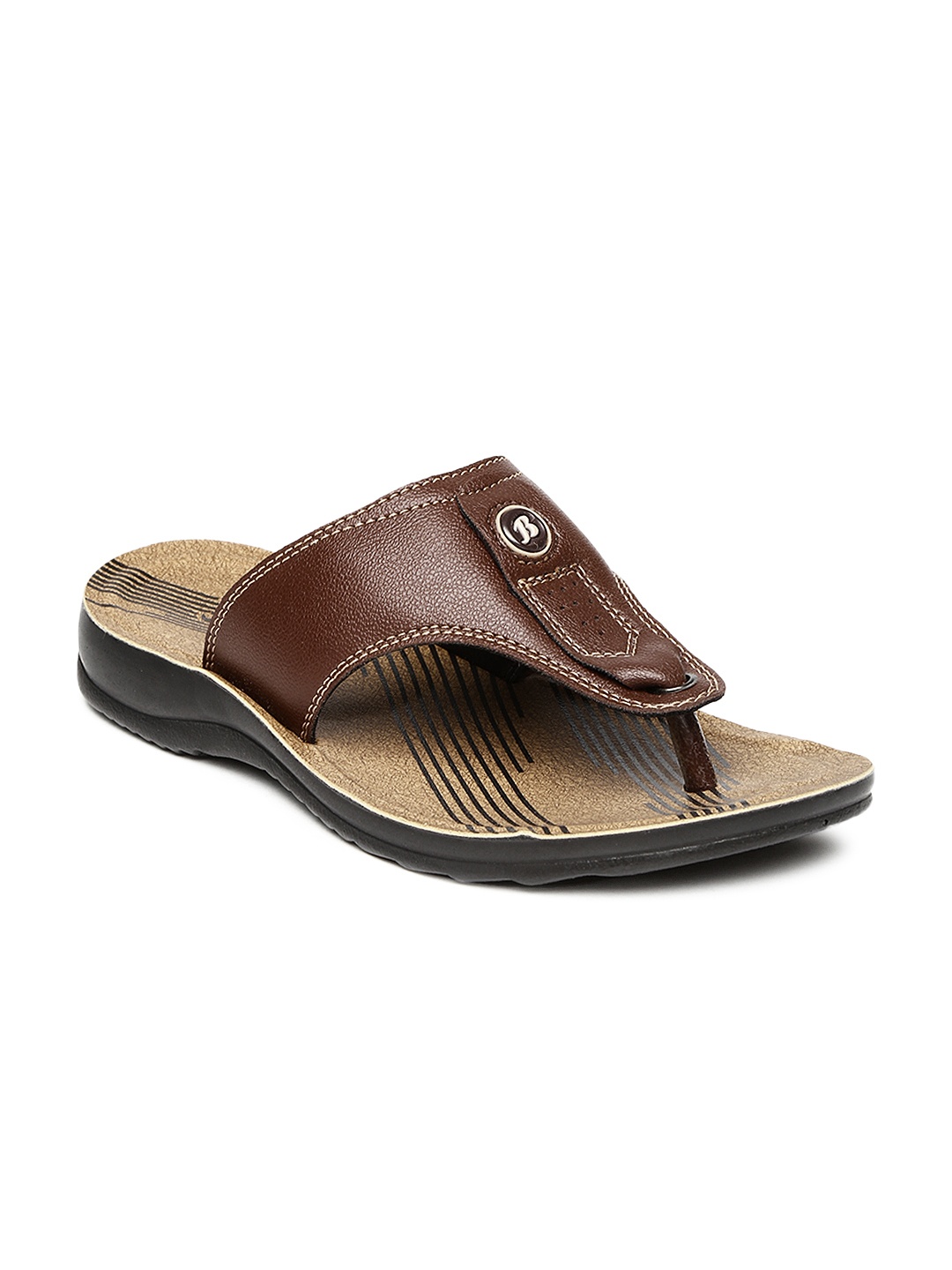 

Bata Men Brown Sandals