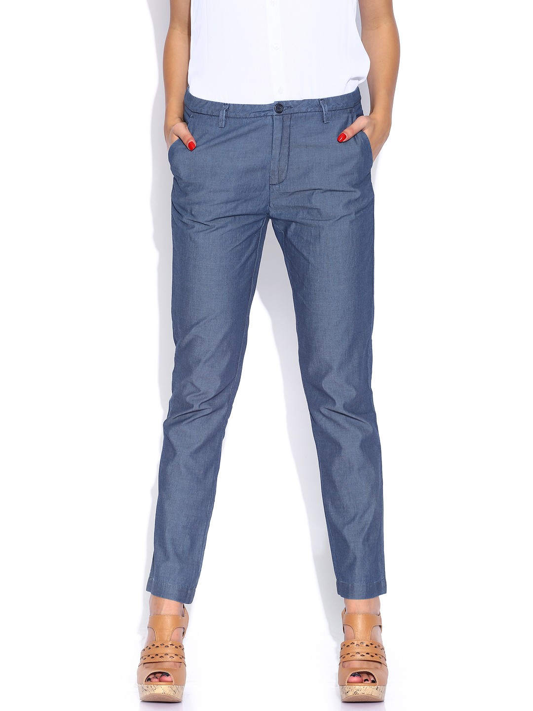 

Tokyo Talkies Blue Trousers