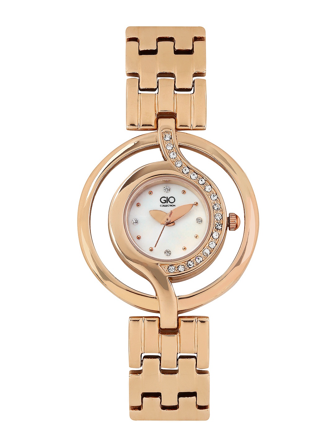 

GIO COLLECTION Women Pearly White Dial Watch FG2004-33