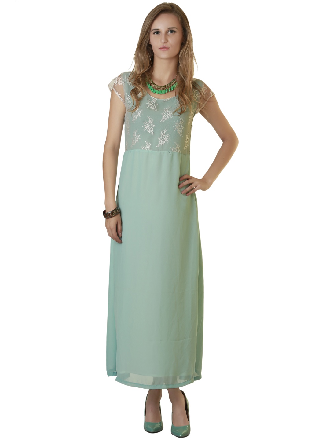 

Belle Fille Light Blue Maxi Dress