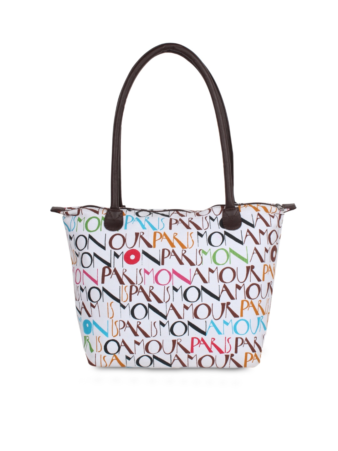 

Anekaant White Printed Shoulder Bag