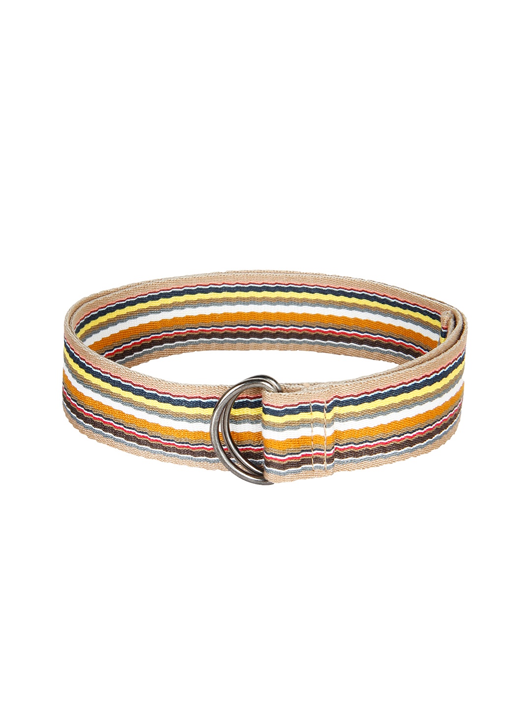 

Anekaant Women Multicoloured Striped Belt, Multi