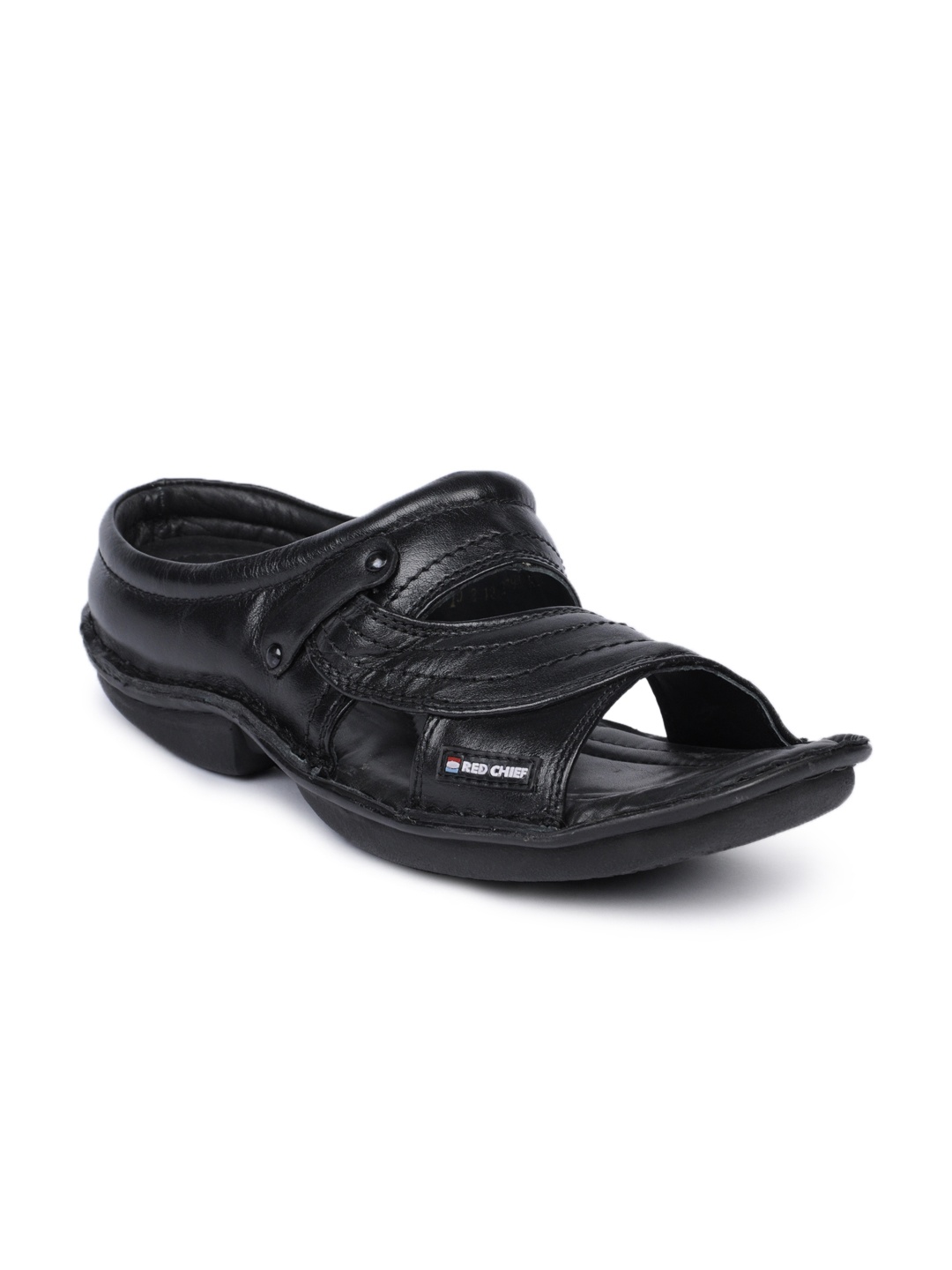 

Red Chief Men Black Sandals