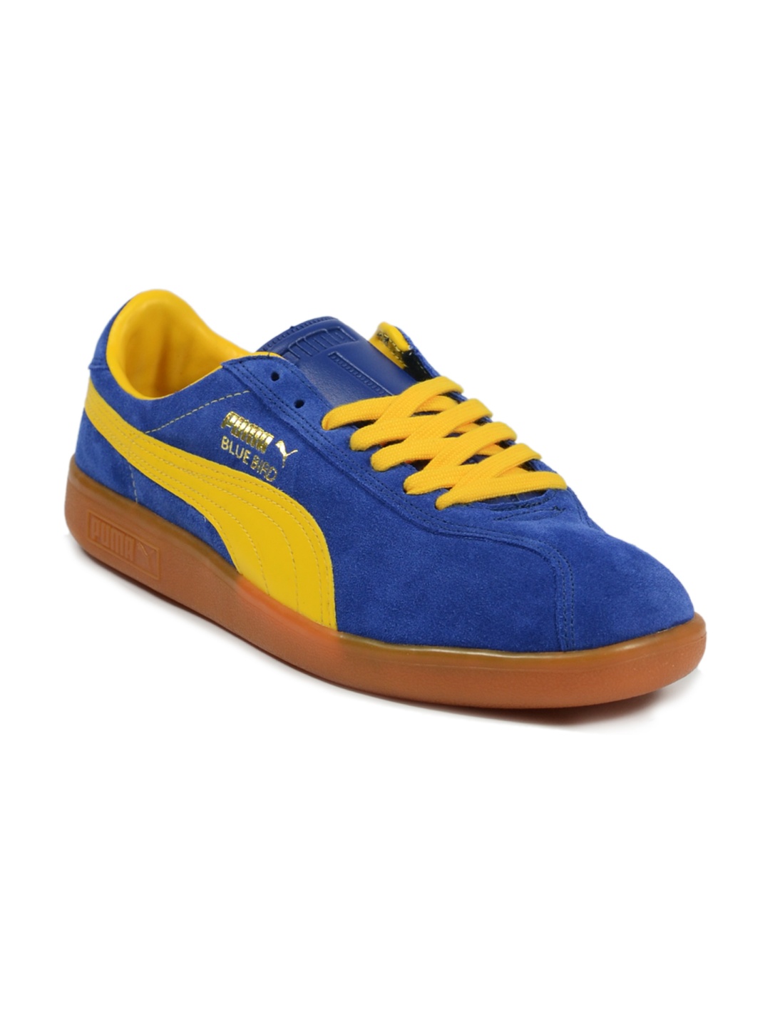 Puma Men's Bluebird Blue Yellow Shoe price Myntra. Casual Shoes Deals ...