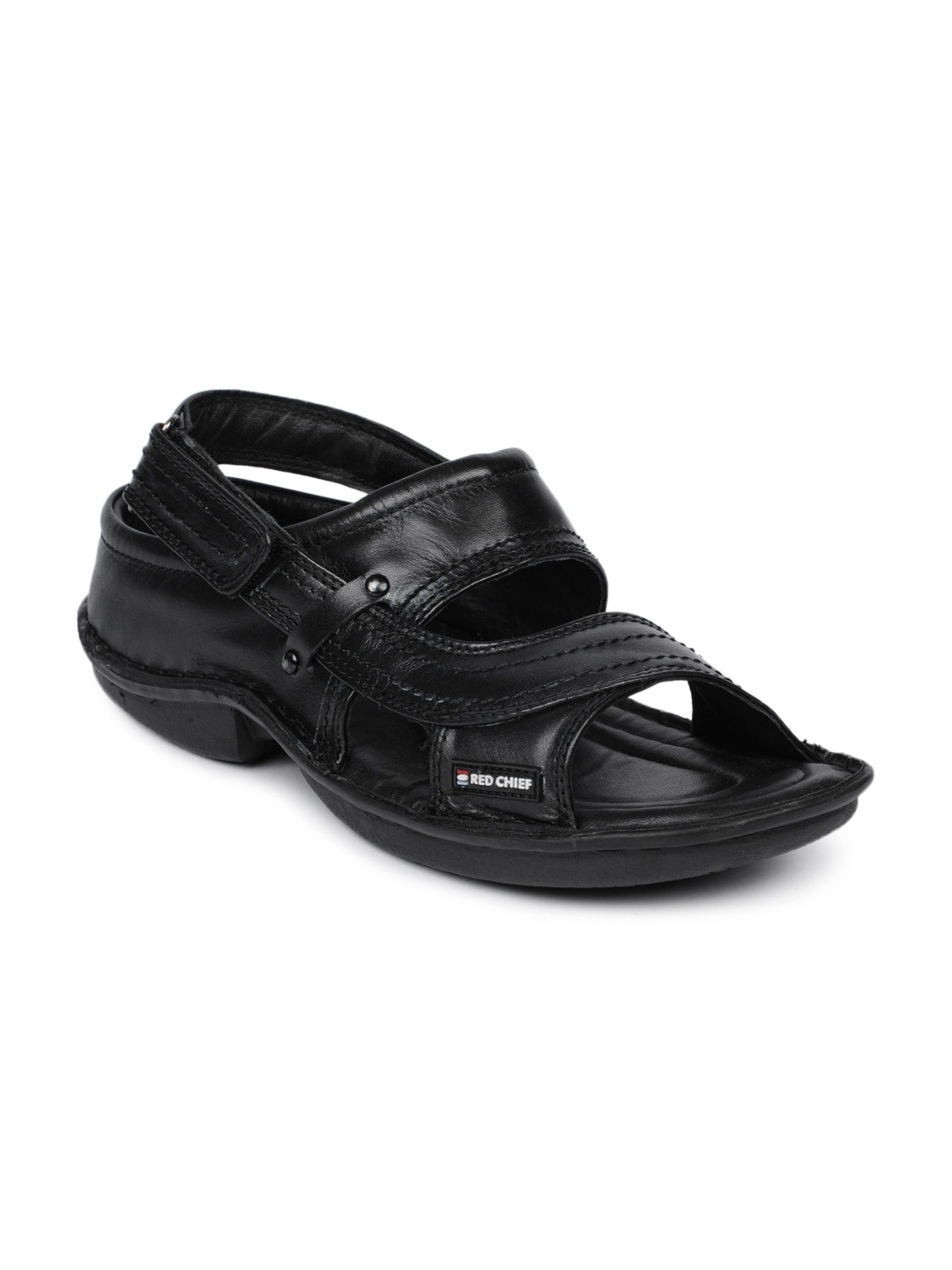 

Red Chief Men Black Sandals