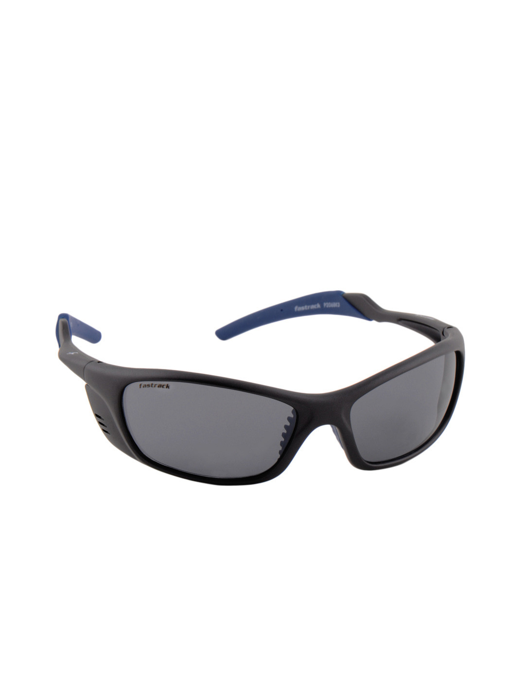 

Fastrack Men UV Protected Sporty Wrap Sunglasses, Black
