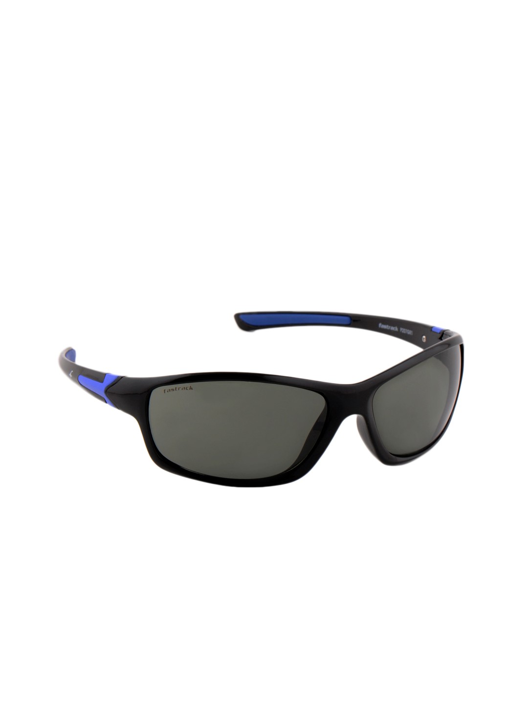 

Fastrack Men UV Protected Sporty Wrap Sunglasses, Black