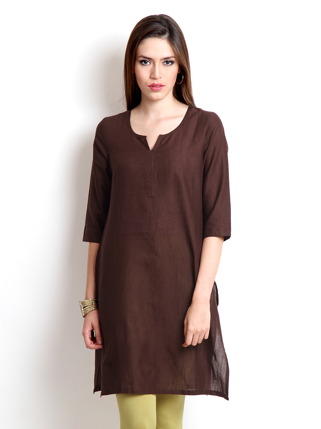 

Aurelia Women Coffee Brown Kurta