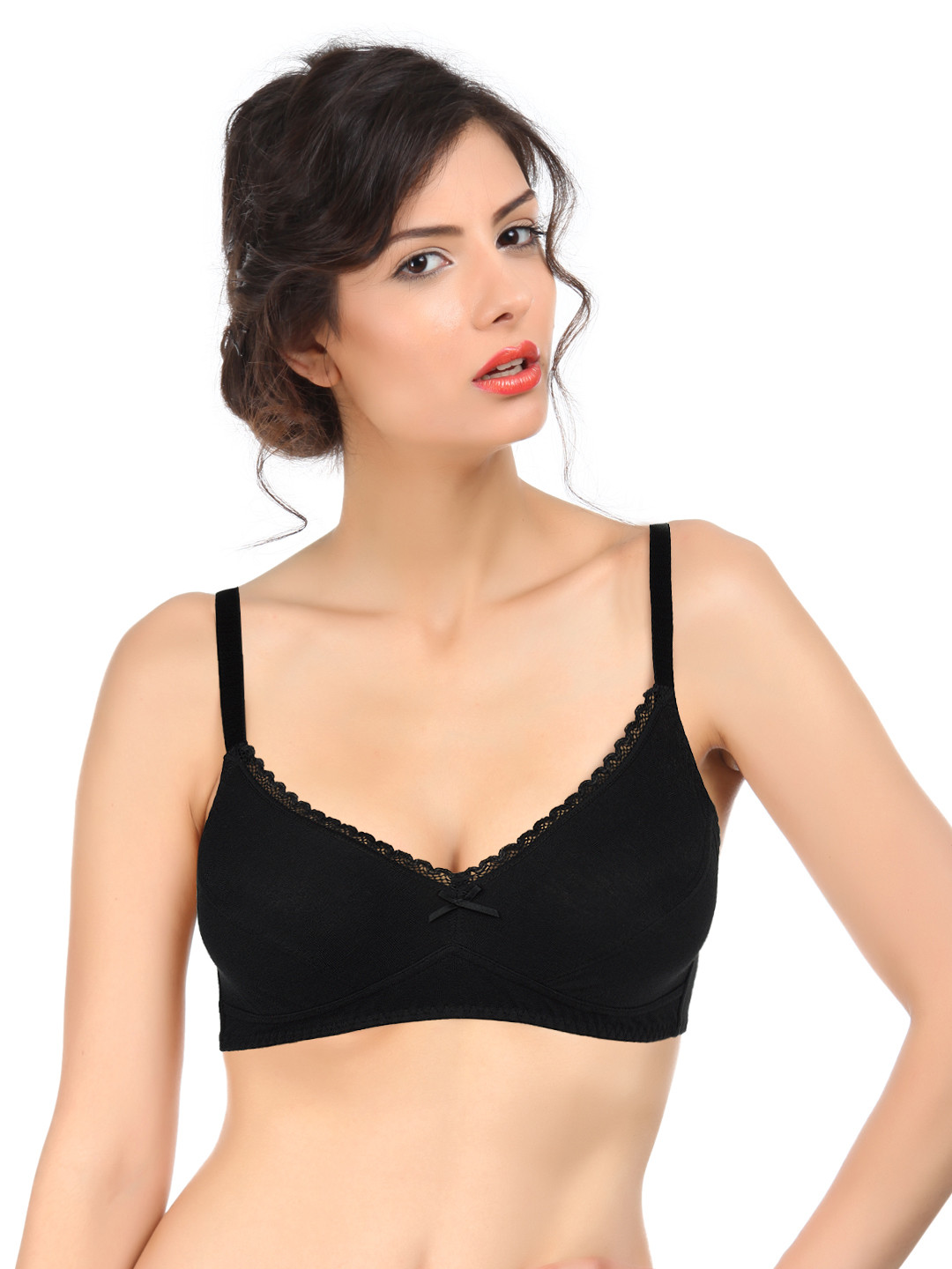 

Amante Black Full-Coverage Bra