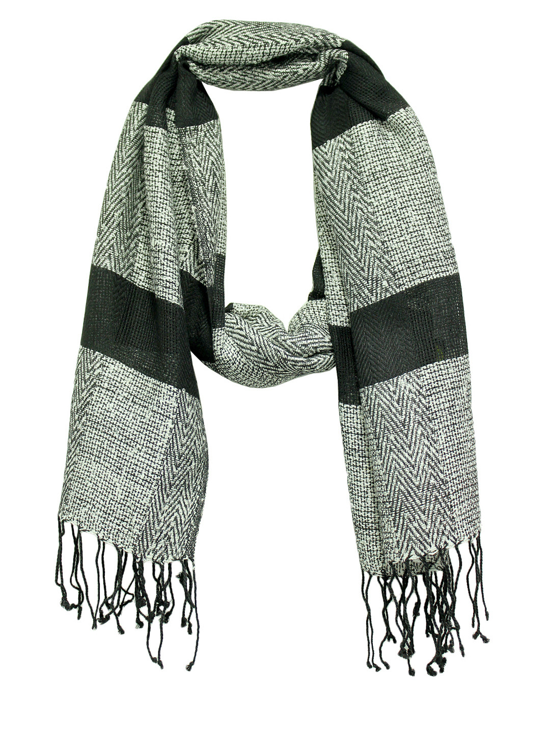 

Anekaant Black & White Stole