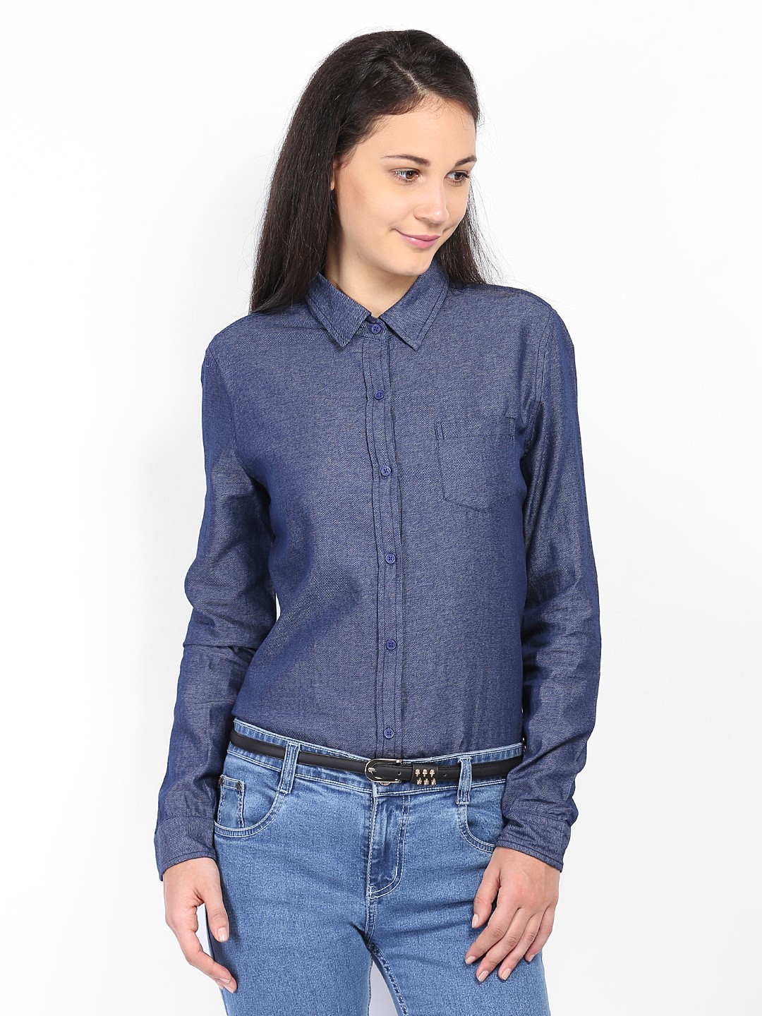 

Arrow Woman Blue Formal Shirt