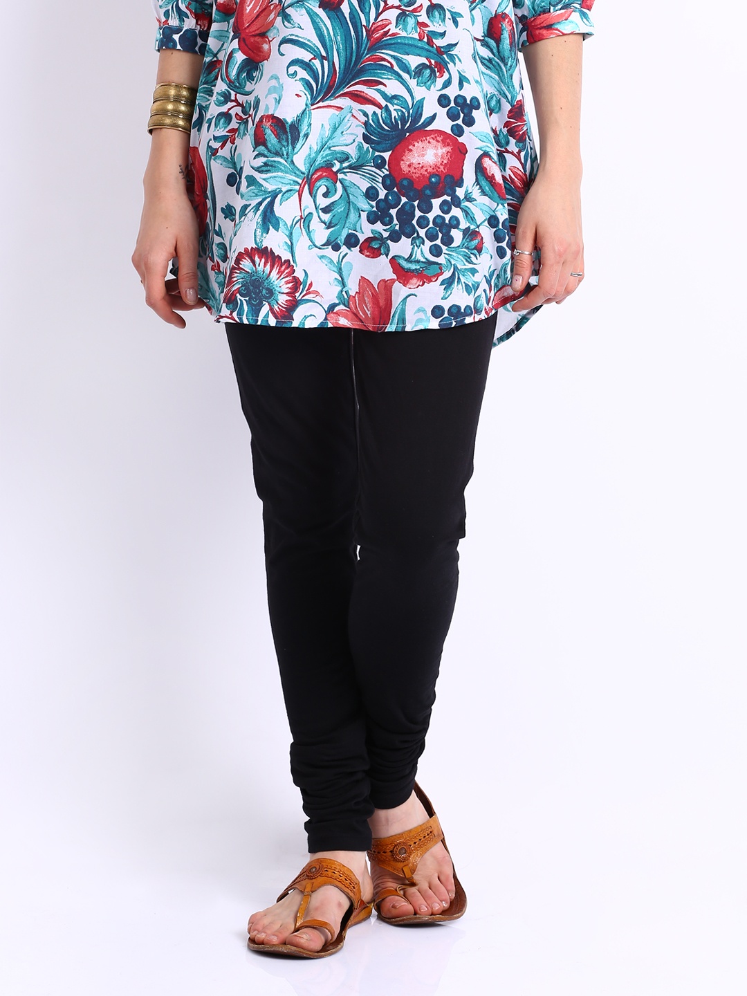 

AURELIA Cotton Leggings, Black