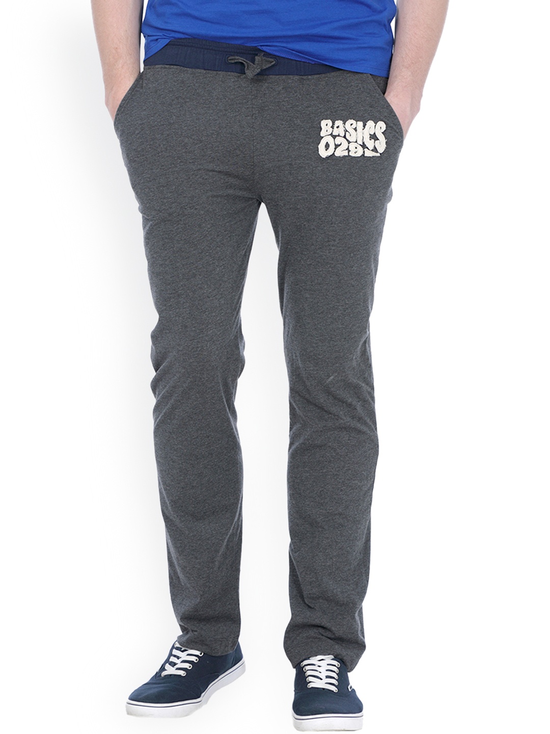 

Basics Men Grey Track Pants