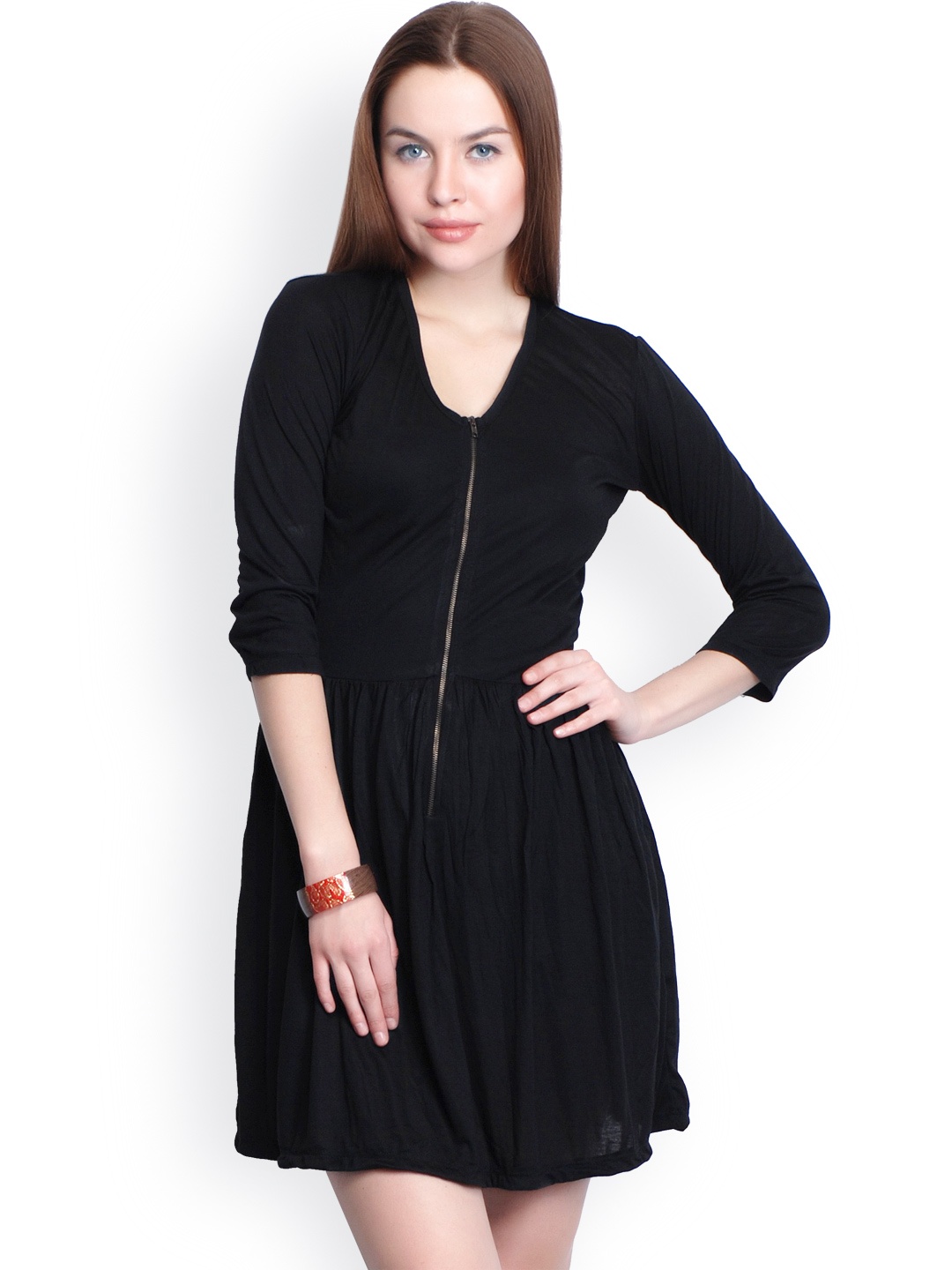 

Belle Fille Black Fit & Flare Dress