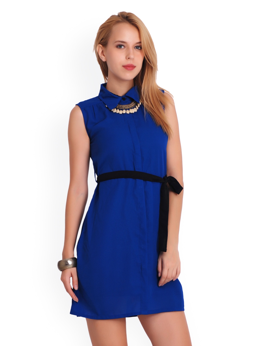

Belle Fille Royal Blue Shirt Dress