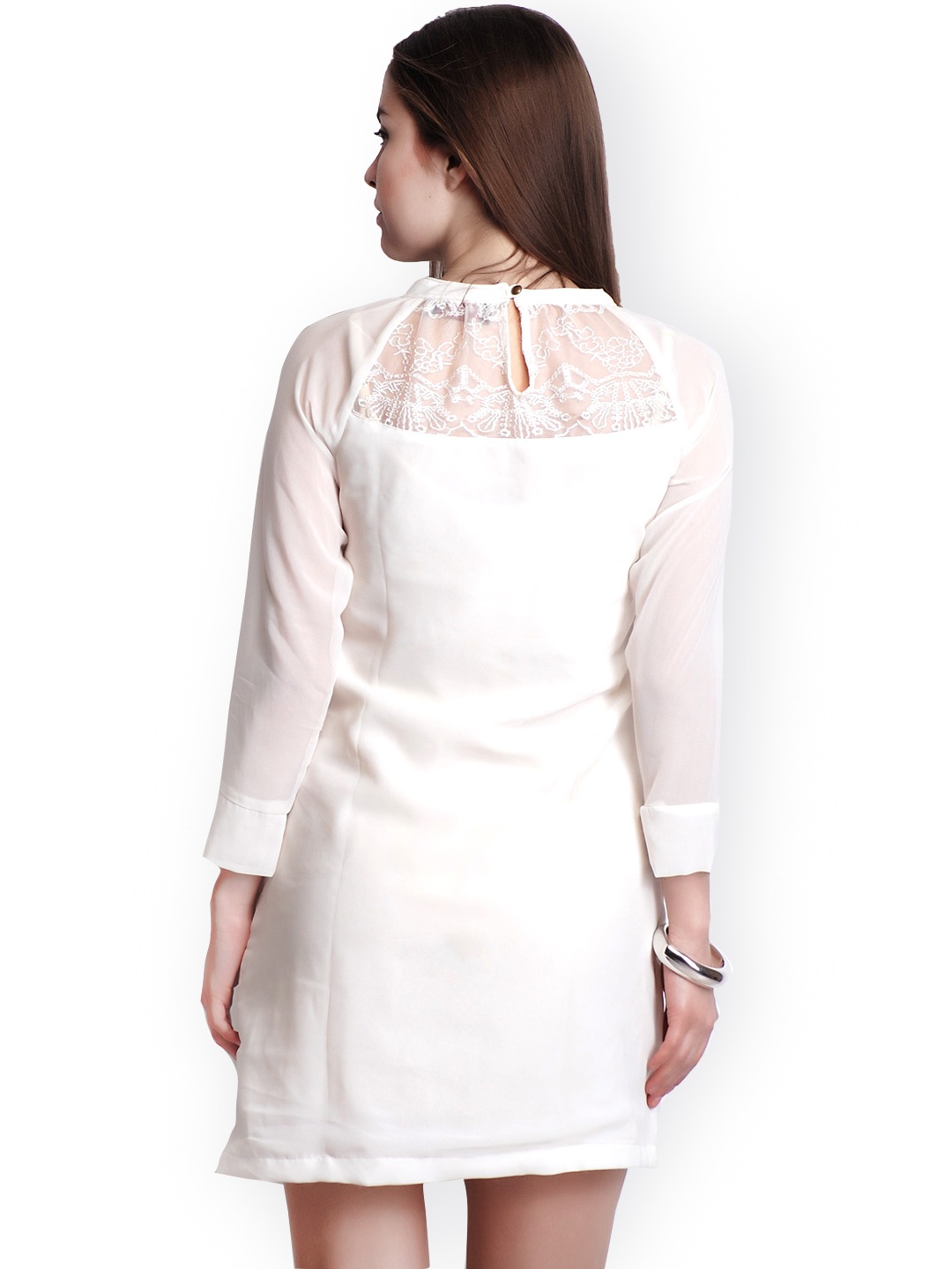 

Belle Fille White Sheath Dress