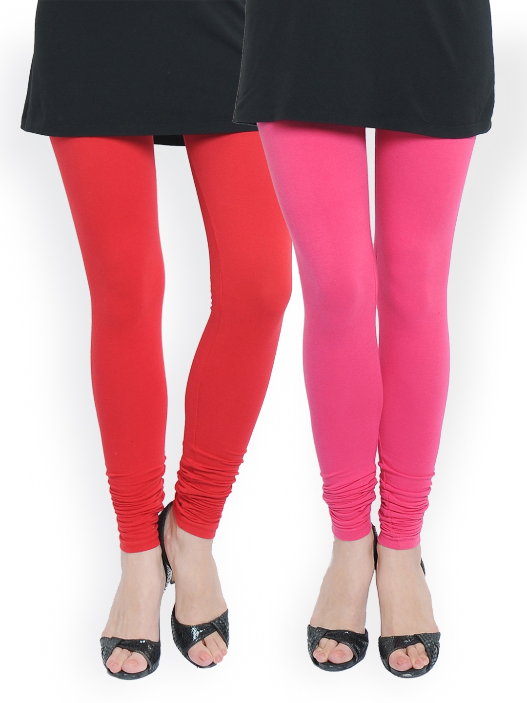 

Bitterlime Pack of 2 Leggings, Red